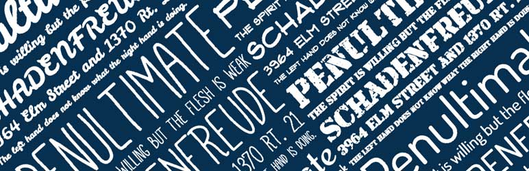 Use Any Font WordPress custom font plugin