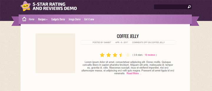Five Star Ratings and Reviews Plugin