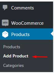 WooCommerce product settings