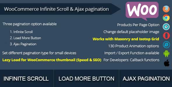 WooCommerce Infinite Scroll and Ajax Pagination