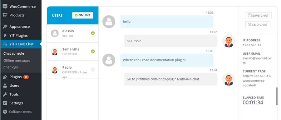 YITH WordPress Live Chat
