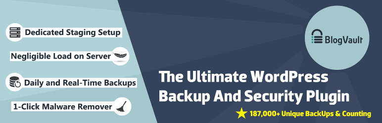 BlogVault Backup Plugin for WordPress