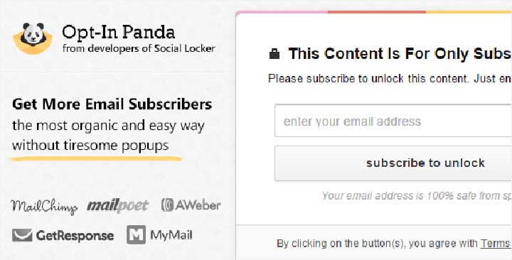 Opt-In Panda for WordPress