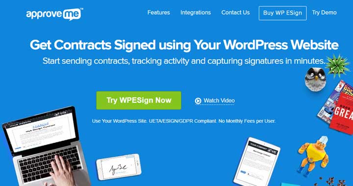 WP E-Signature from ApproveMe