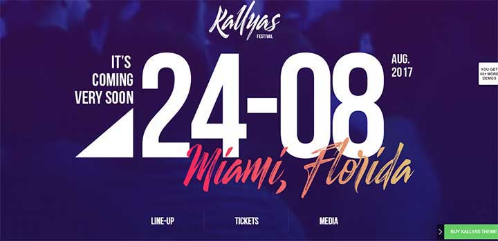 Kallyas Multi-Purpose Festival WordPress Theme