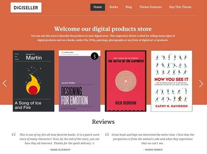 Book Author WordPress Theme