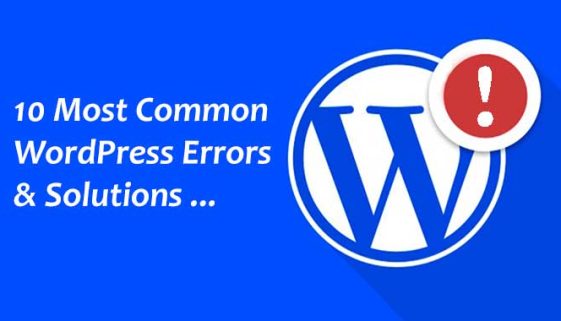 Common WordPress Errors