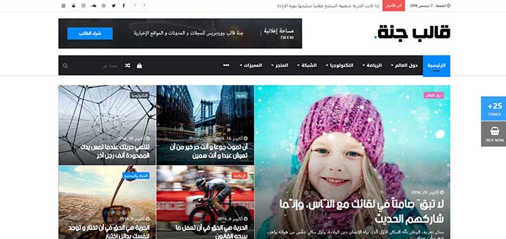 Jannah News Newspaper Magazine News AMP BuddyPress with RTL Support