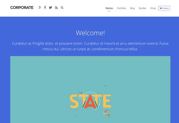Corporate WordPress Theme