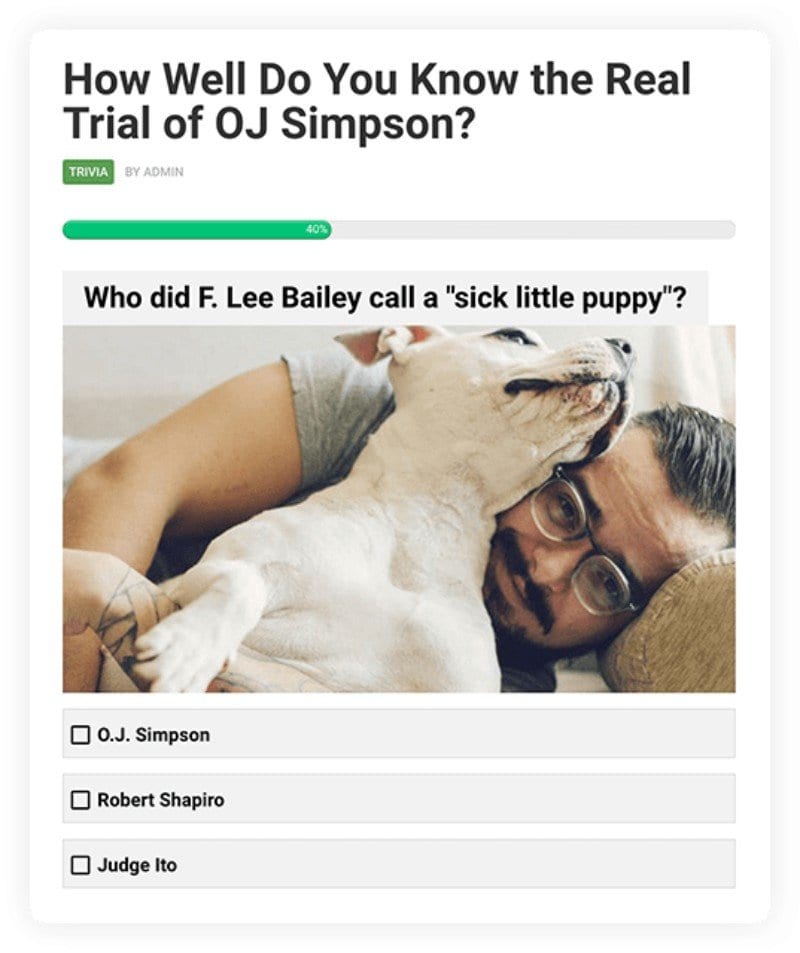 Trivia Quizzes