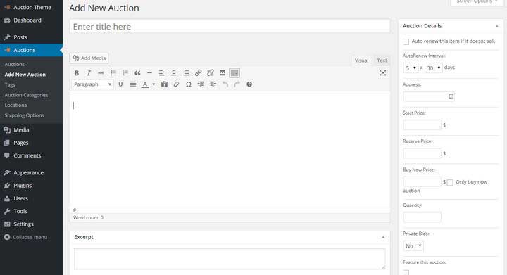 SiteMile Auction Theme Review