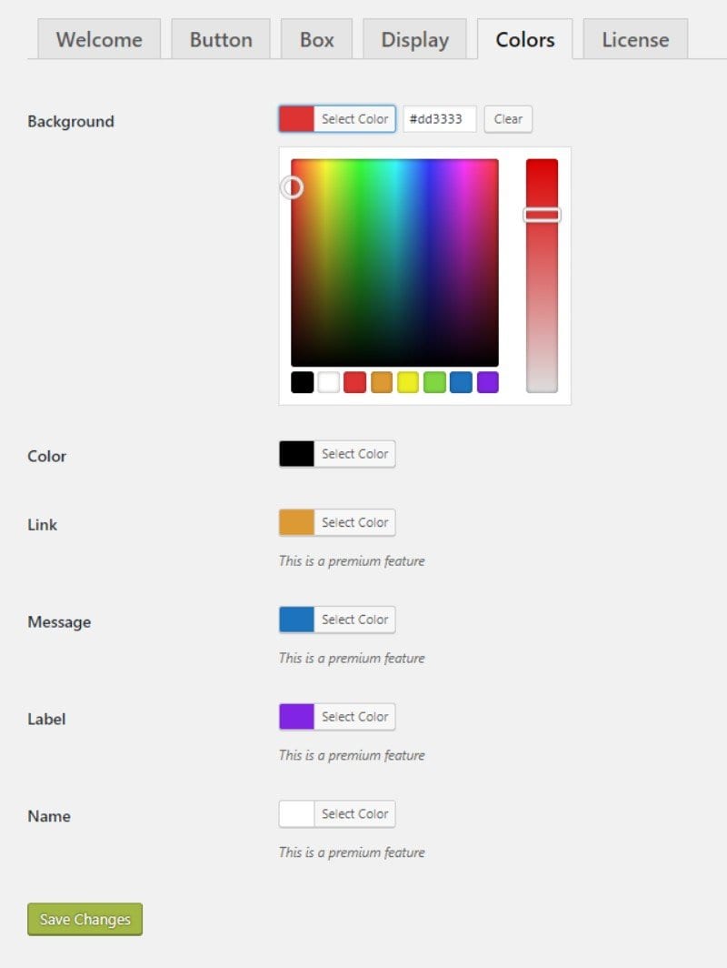 WhatsApp Chat Color