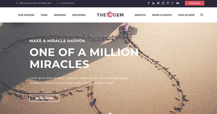 TheGem WordPress election theme