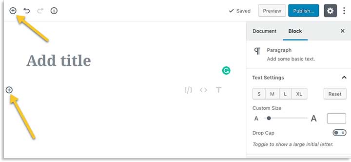 Gutenberg WordPress Editor