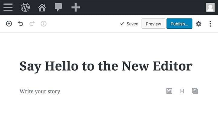 Gutenberg WordPress Editor