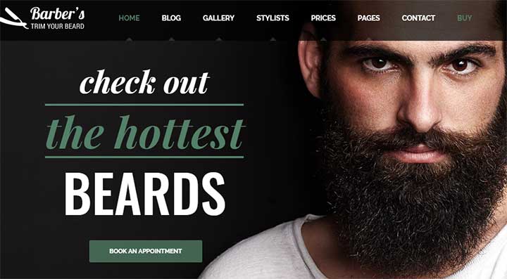 Barber WordPress Theme for Barbers