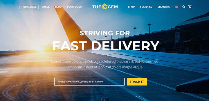 TheGem Logistics WordPress Themes
