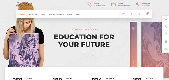 Jevelin WordPress Education Theme