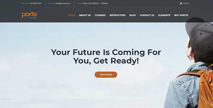 Porto Education WordPress Theme
