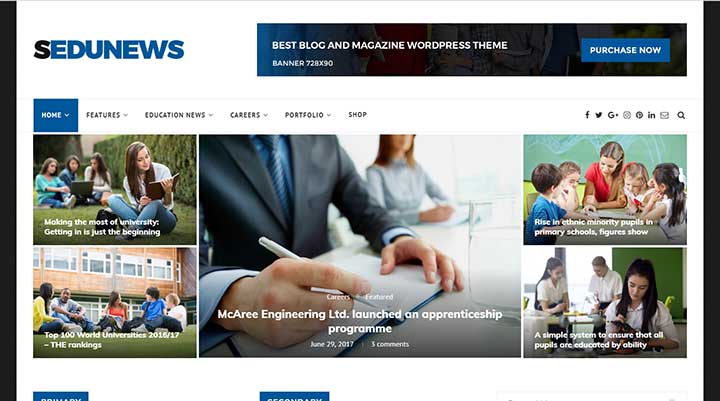 Soledad Education WordPress Theme