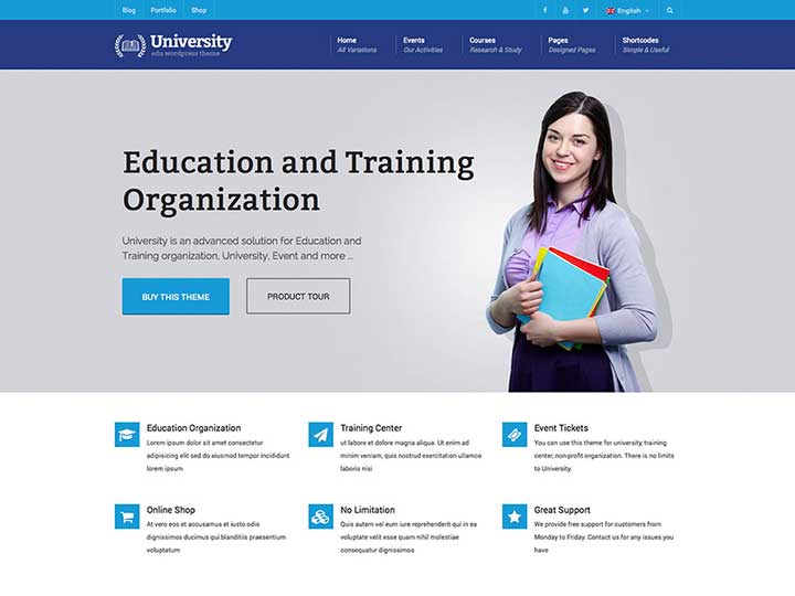 University WordPress Theme