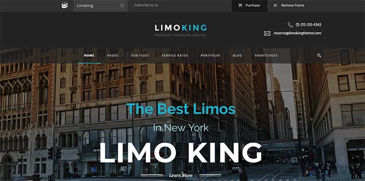 Limo King Limousine Rental Website