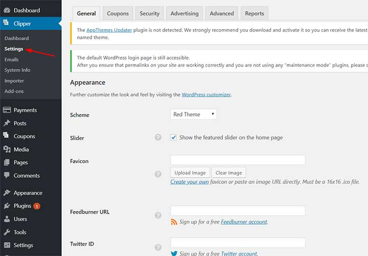 Clipper From AppThemes