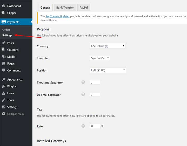 Clipper From AppThemes