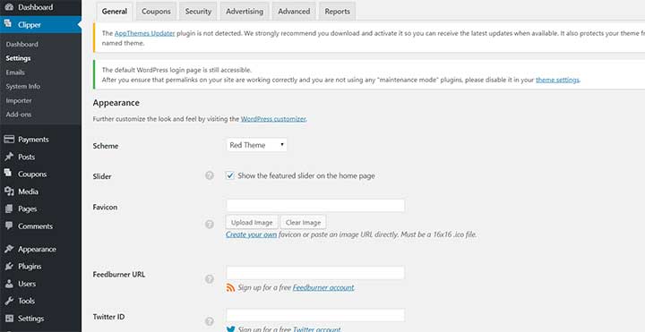 Clipper Theme Review