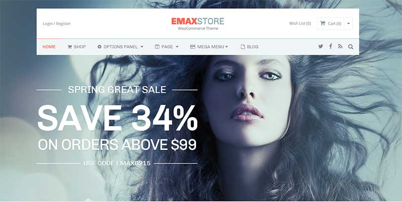 eMaxStore Dropshipping WordPress Theme