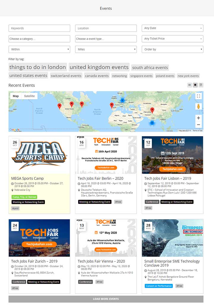 WP Event Manager Plugin