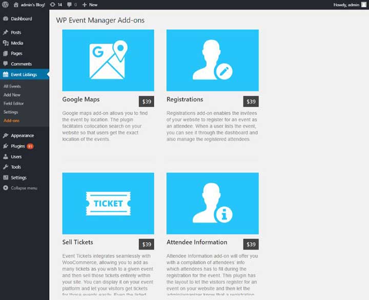 WP Event Manager Plugin