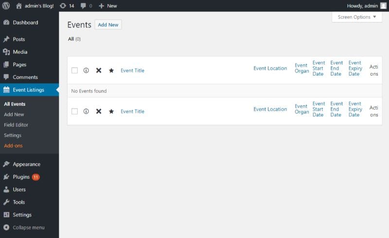 WP Event Manager Plugin