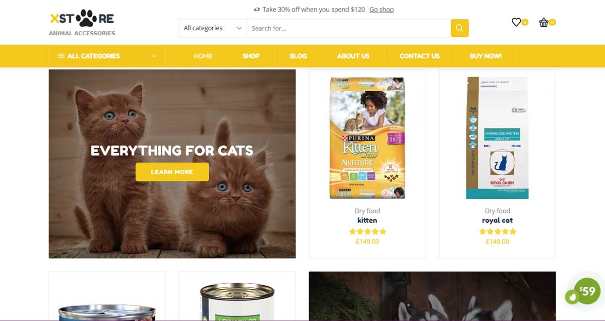 Xstore Pets WordPress Theme