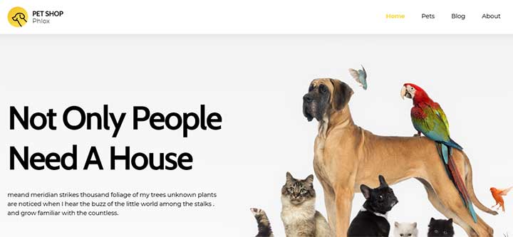 Phlox Pro WordPress Pet Theme