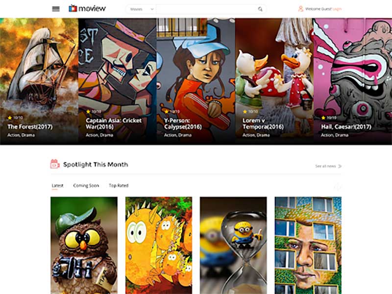 Moview Film Review Theme