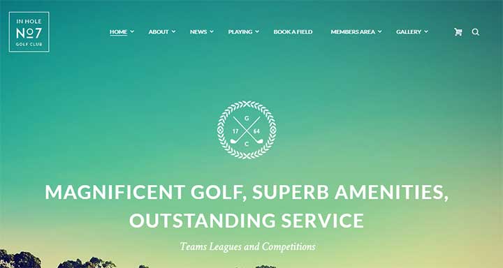 N7 WordPress Golf Theme
