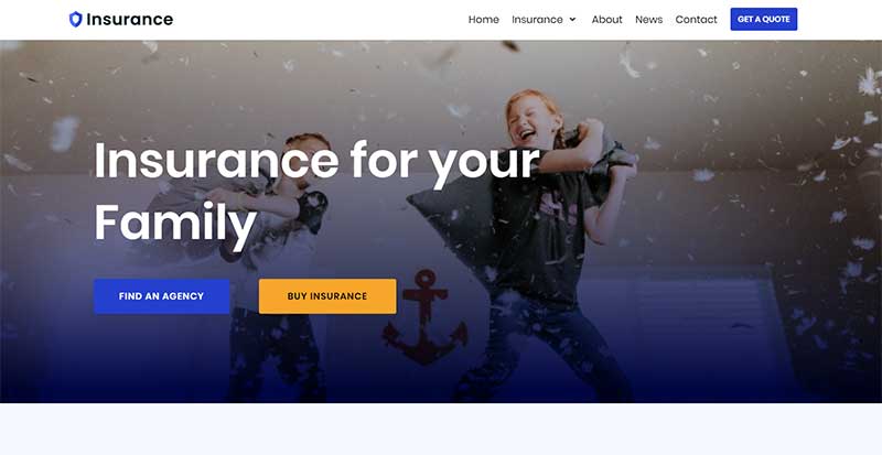 Neve Insurance WordPress Theme