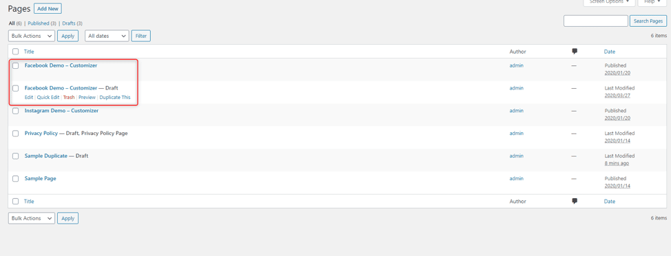 duplicate wordpress post