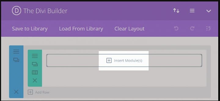 Divi insert module