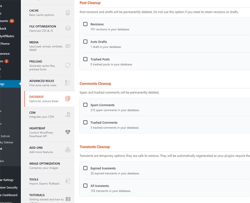 WP-Rocket-Database-Optimize