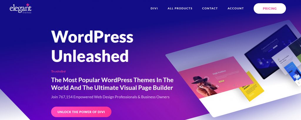 Elegant Themes membership page