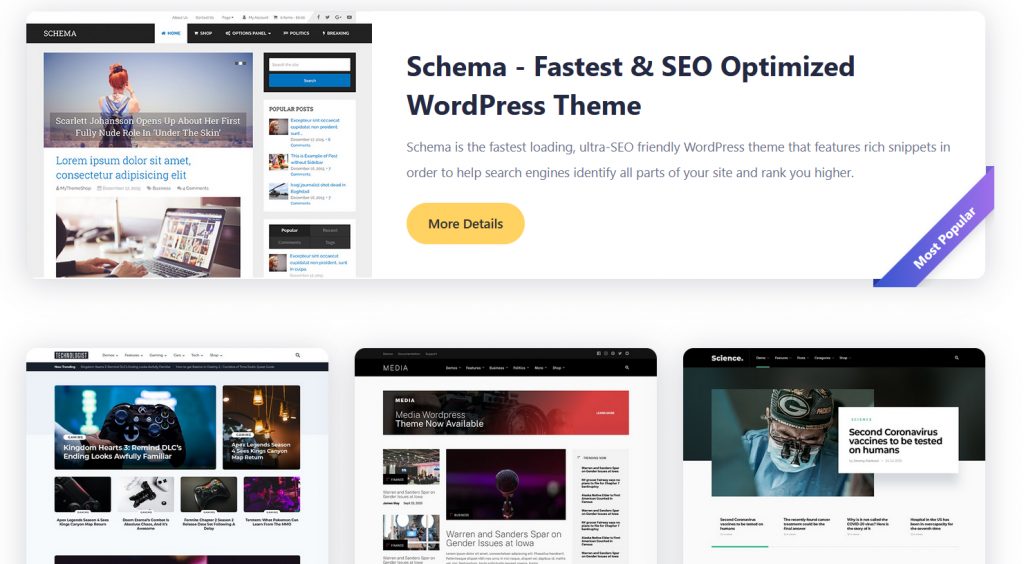 MyThemeShop WordPress themes and plugins