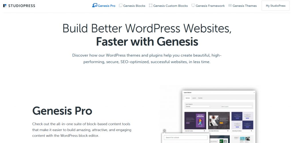 StudioPress Genesis themes