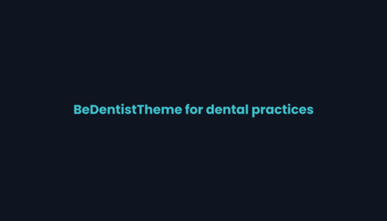 Title card for the BeDentist dental practice WordPress theme review on WPNeon