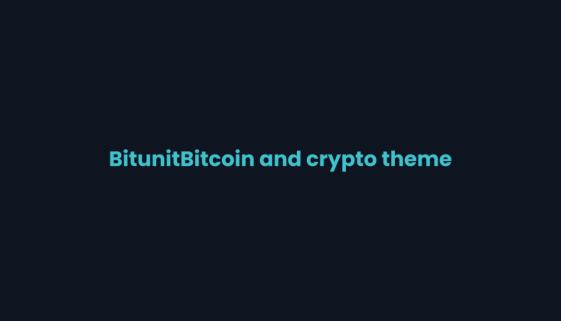 Title card for the Bitunit bitcoin WordPress theme review on WPNeon