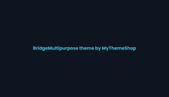 Title card for the Bridge multipurpose WordPress theme review on WPNeon