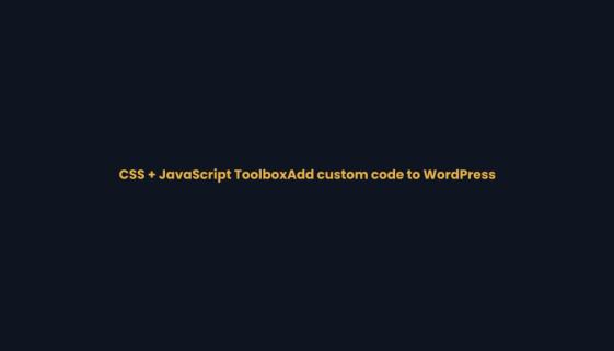 Title card for the CSS and JavaScript Toolbox WordPress plugin review on WPNeon