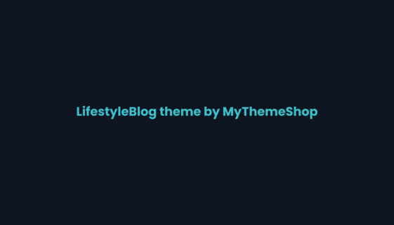 Title card for the Lifestyle WordPress theme review on WPNeon