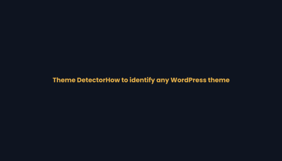 Title card for the guide to identifying which WordPress theme a site uses, on WPNeon